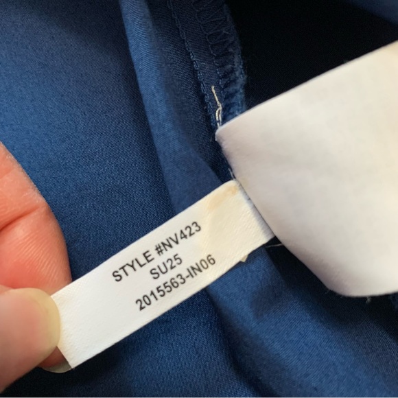 Madewell The Melody Scoopback Smocked Midi Dress in Blue Moon Size Medium NWT - Picture 13 of 17